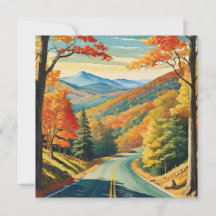 Blue Ridge Parkway - malerische Herbstberge