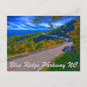 Blue Ridge Parkway NC Postkarte