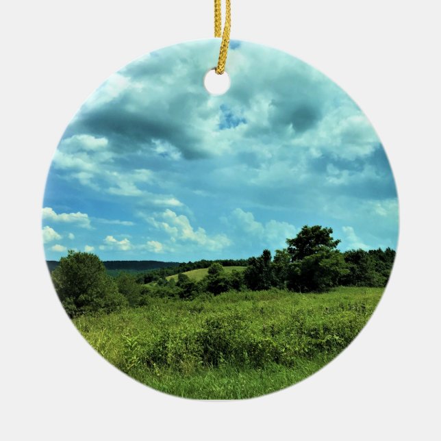 Blue Ridge Parkway near Floyd, Virginia Keramik Ornament (Vorne)
