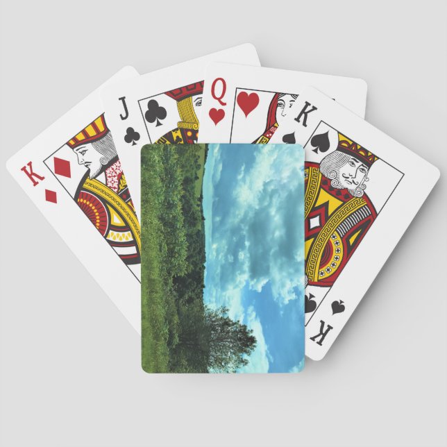 Blue Ridge Parkway near Floyd, Virginia Spielkarten (Rückseite)