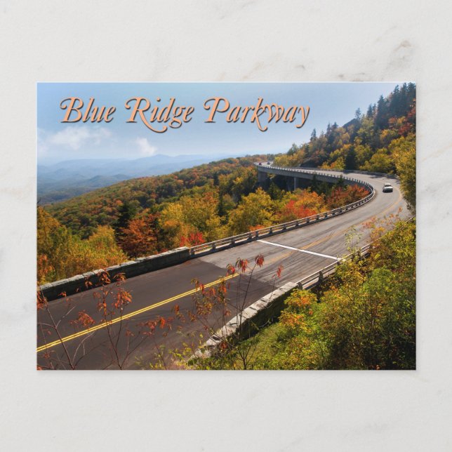 Blue Ridge Parkway Post Card Postkarte (Vorderseite)