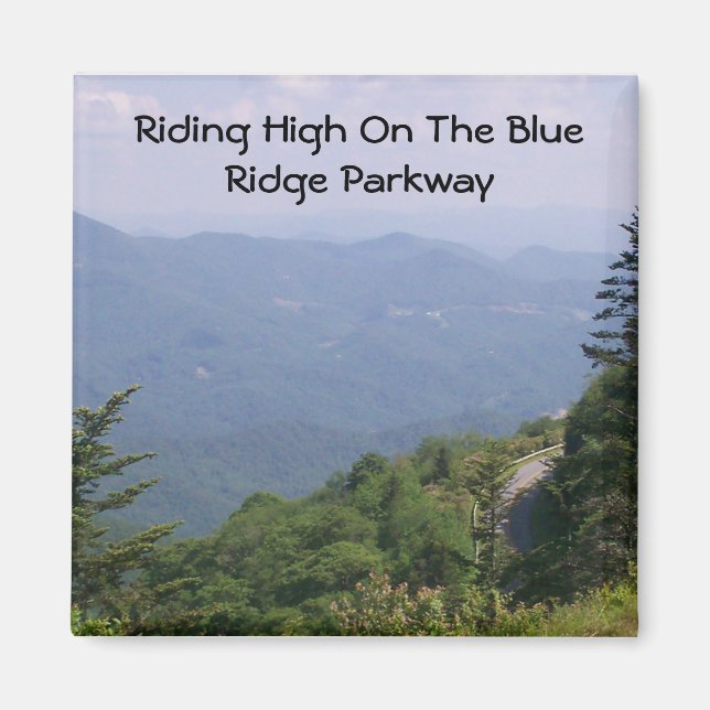 Blue Ridge Parkway Road mit Bergen Magnet (Vorne)