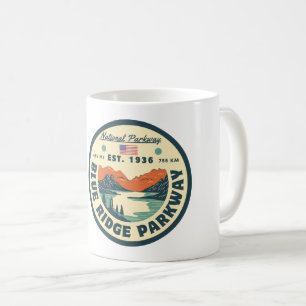 Blue Ridge Parkway Scenic Byway Virginia Nord C Kaffeetasse