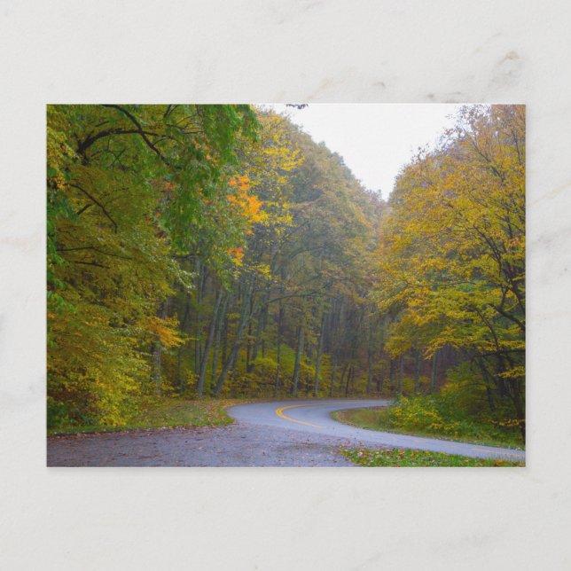 Blue Ridge Parkway, Virginia Postkarte (Vorderseite)