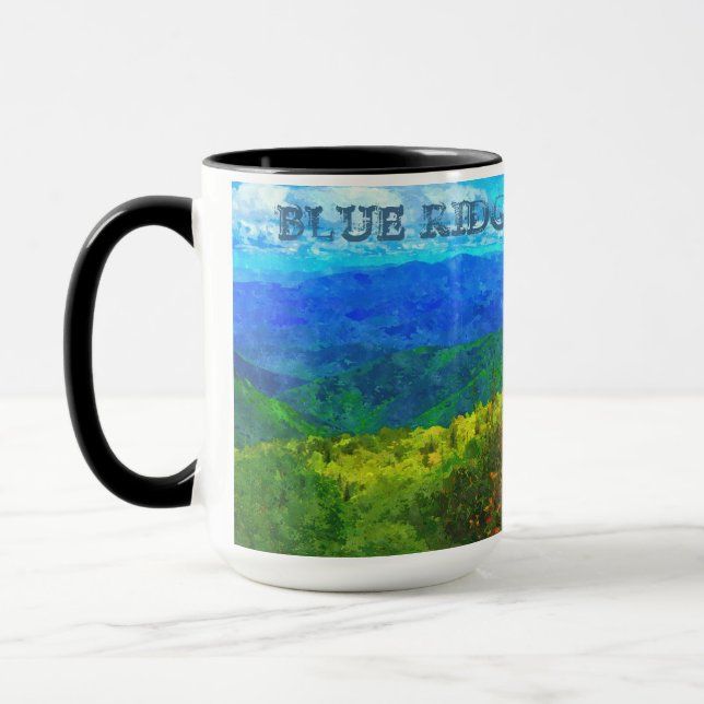 Blue Ridge Parkway WaterColor Tasse (Links)