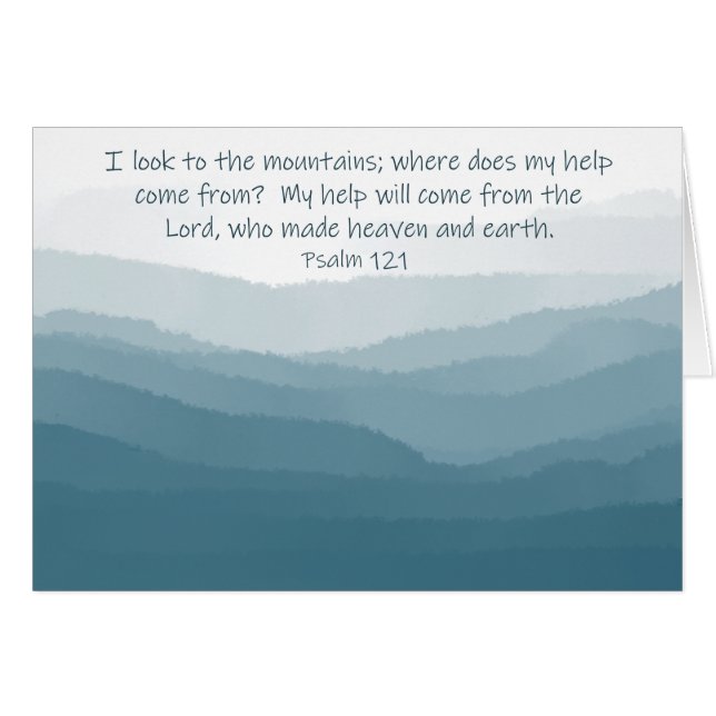 Blue Ridge Parkway, wo kommt meine Hilfe her? (Vorderseite (Horizontal))