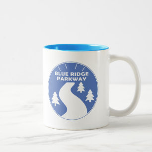 Blue Ridge Parkway Zweifarbige Tasse