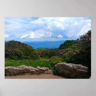 Blue Ridge Spring Print Poster