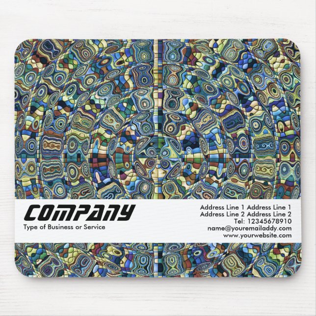 Blue Ripples, Business Mousepad (Vorne)