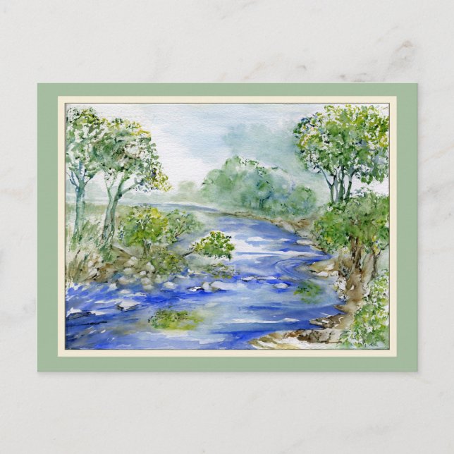 Blue River Anytime Card Postkarte (Vorderseite)