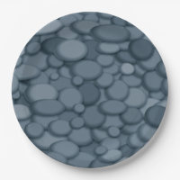 Blue River Rock Pebbles Art
