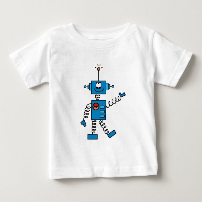 Blue Robot Tshirts und Geschenke (Vorderseite)