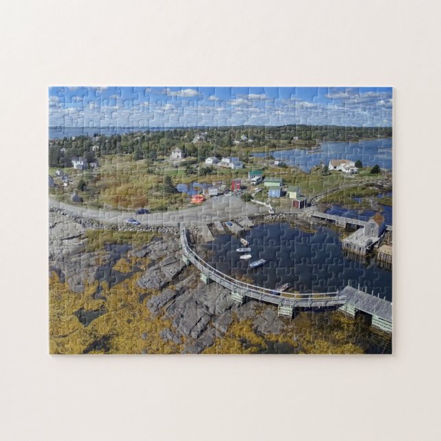 Blue Rocks Nova Scotia. Puzzle (Horizontal)