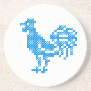 Blue Rooster Getränkeuntersetzer