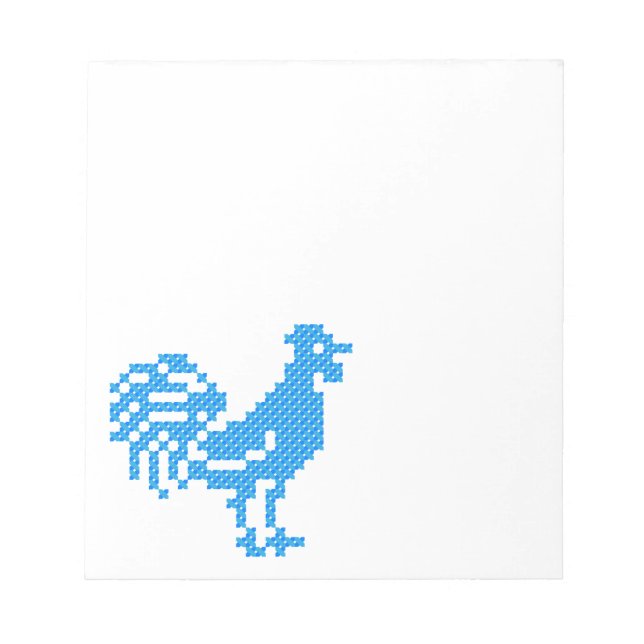 Blue Rooster Notizblock (Vorderseite)