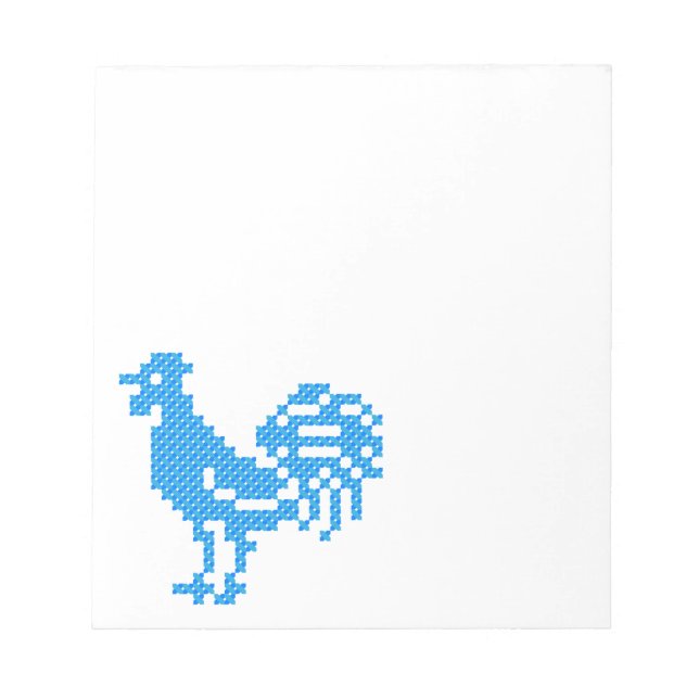 Blue Rooster Notizblock (Vorderseite)