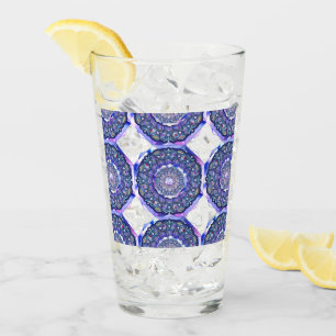 Blue Rosace Glas