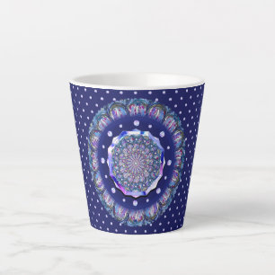 Blue Rosace Milchtasse