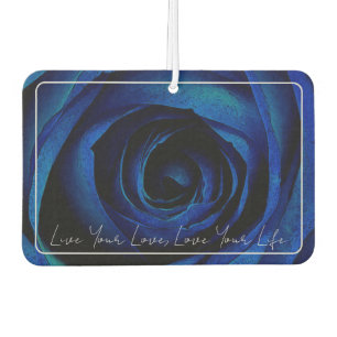 Blue Rose Air Freshener mit Foto Ops - HAMbyWG Autolufterfrischer