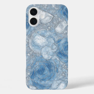 Blue Rose Bubble Brew - IPhone 16 Fall Plus Hülle
