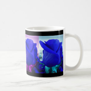 Blue Rose Buds Tasse