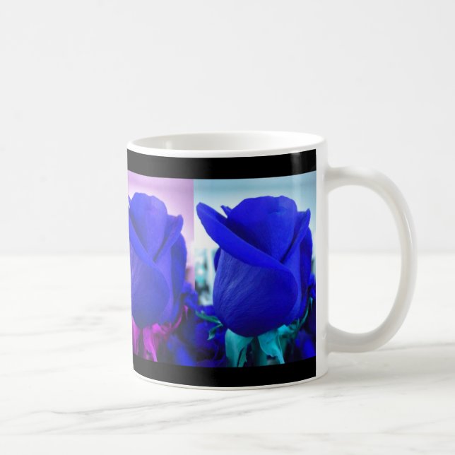 Blue Rose Buds Tasse (Rechts)
