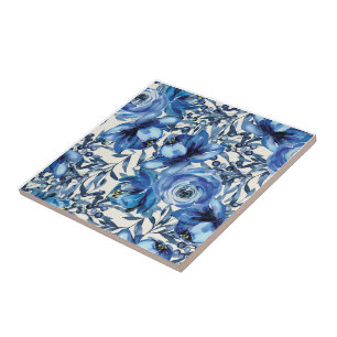 Blue Rose Keramik Tile Fliese
