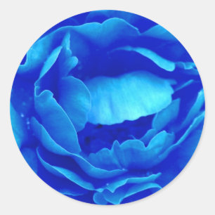 Blue Rose Sticker - Anpassbar