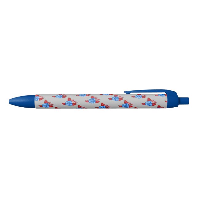 Blue Rose Writing Pen Kugelschreiber (Oberseite)