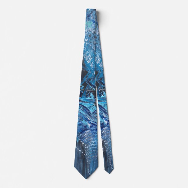 Blue Rush Neck Tie Krawatte (Vorderseite)