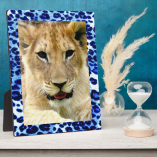 Blue Safari Fotoplatte