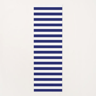 Blue Sailor Stripe Yogamatte