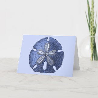 Blue Sand Dollar Karte
