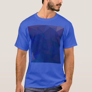 Blue Saphire Abstrakt Low Polygon Hintergrund 1 T-Shirt