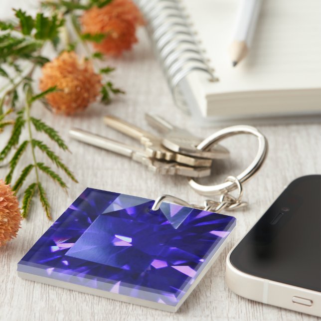 Blue Sapphire 2 Schlüsselanhänger (Vorderseite rechts)