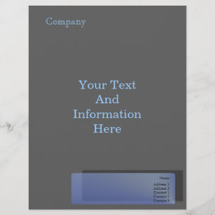 Blue Sapphire Letterhead