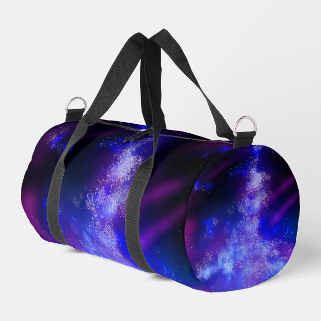 Blue Sapphire Night Sky Duffle Bag (Linke Seite)