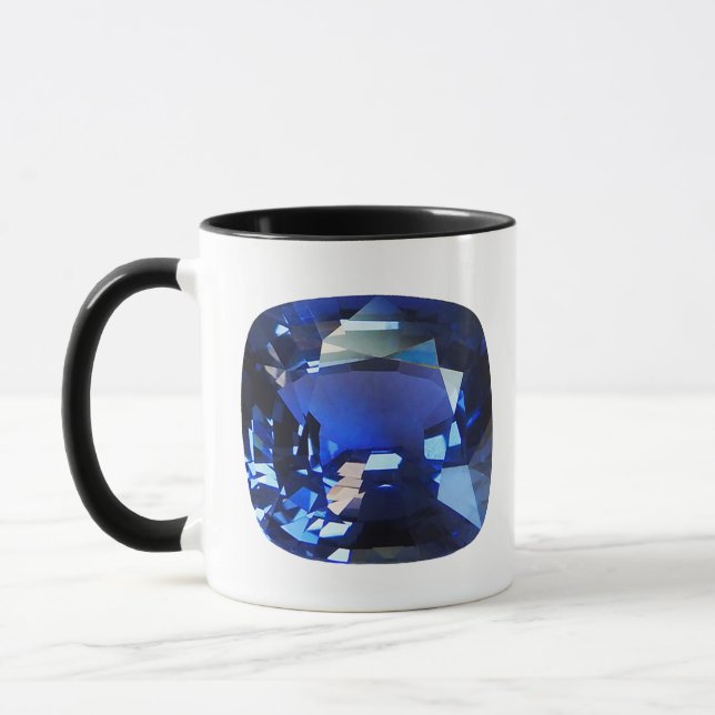 Blue Sapphire Tasse (Links)