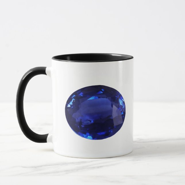 Blue Sapphire Tasse (Links)