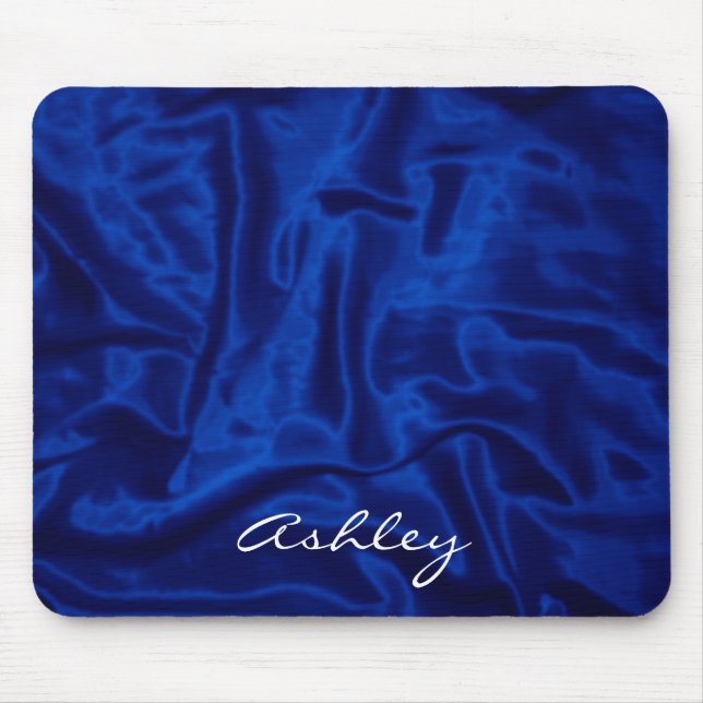 Blue Satin - Computer Mousepad (Vorne)