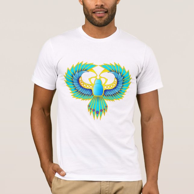 Blue Scarab T-Shirt (Vorderseite)