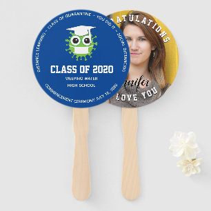 Blue School Colors, 2020 Personalisierter Abschlus Fächer