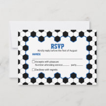 Blue Schwarz-weiß Soccer Ball Bar Mitzvah