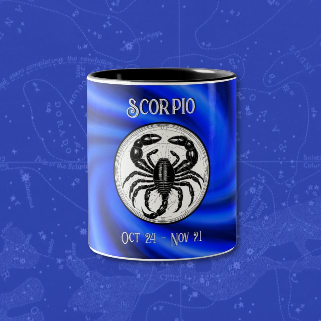 Blue Scorpio Tasse (Von Creator hochgeladen)