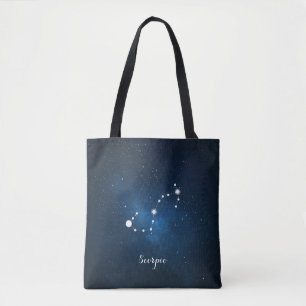 Blue Scorpio Zodiac Sign Constellation