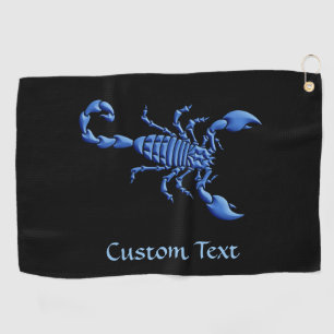 Blue Scorpion Golf Handtuch