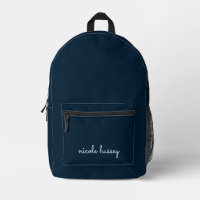 Blue Script | Stilvolle Monogram Modern