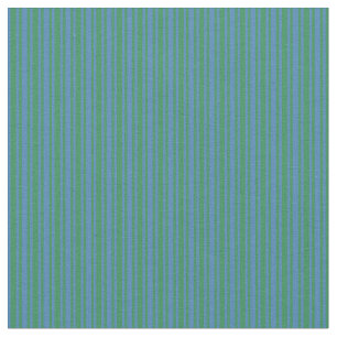 Blue & Sea Green Lines Stoff