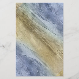 Blue Sea & Sand Watercolor Coastal Soap Wrap Paper