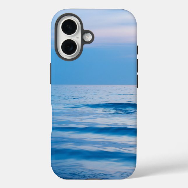 Blue Sea Sky Strand Case-Mate iPhone Hülle (Rückseite)